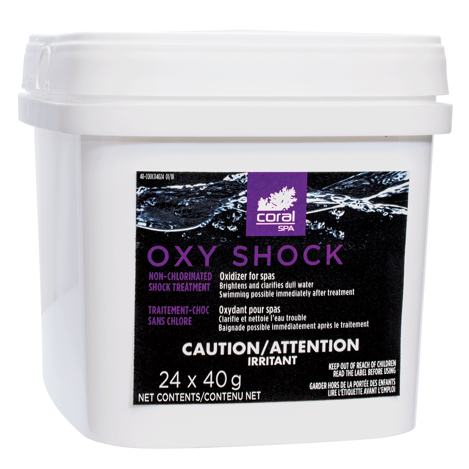 SPA OXY SHOCK BOITE DE 24 SACHETS